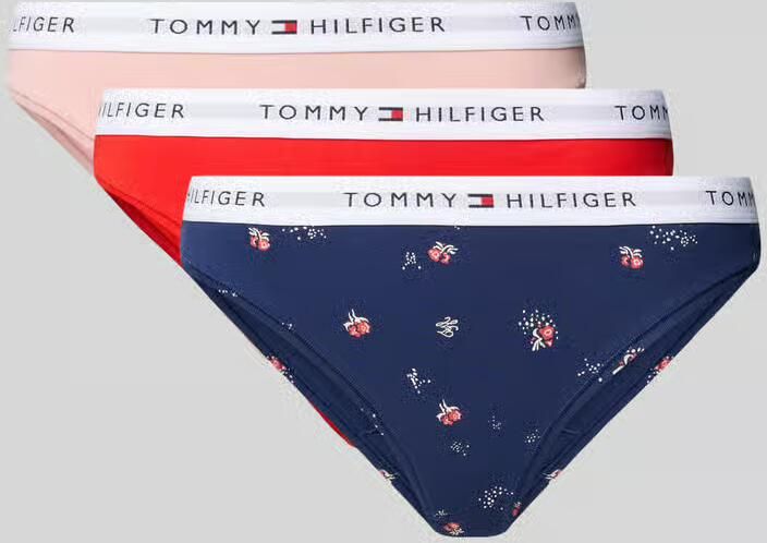 Tommy Hilfiger String van katoenmix in set van 3 - Foto 2