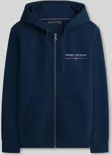 Tommy Hilfiger sweatjack met logodetail van puur katoen