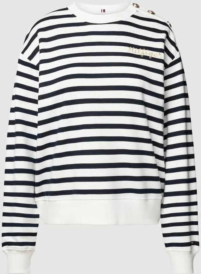Tommy Hilfiger Sweatshirt REG GOLD BUTTON SWEATSHIRT - Foto 2