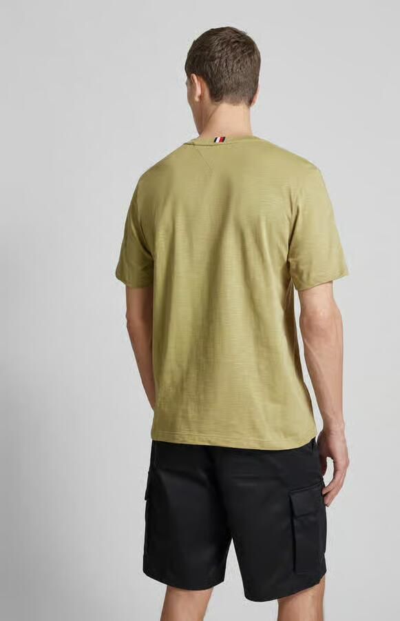 Tommy Hilfiger T-shirt met printopdruk faded olive