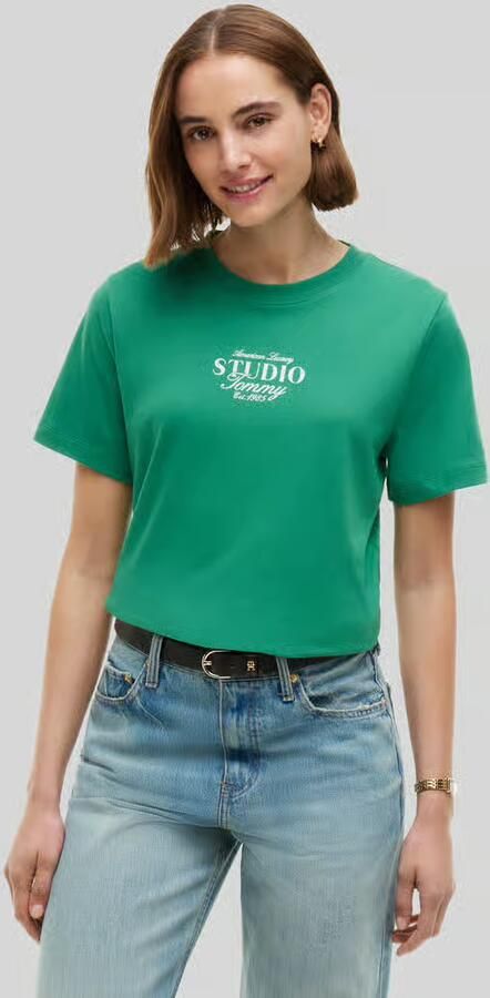 Tommy Hilfiger T-shirt met logoprint - Foto 3