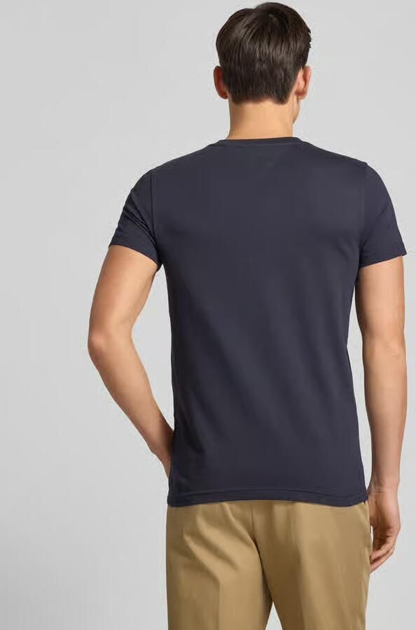 Tommy Hilfiger Zwart Print T-shirt Mannen Herfst Winter Black Heren - Foto 20