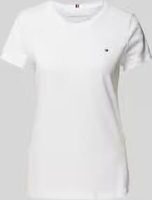 Tommy Hilfiger T-shirt HERITAGE CREW NECK TEE met -merklabel op borsthoogte - Foto 7