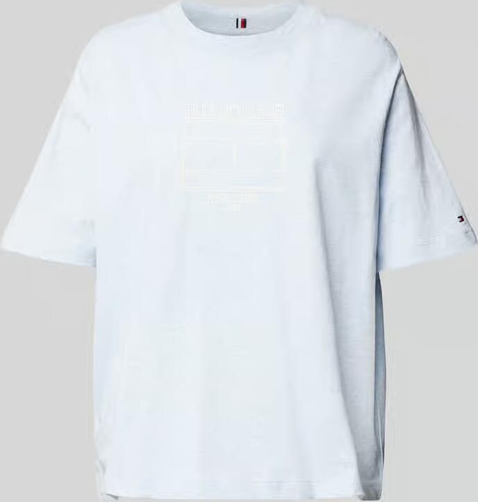 Tommy Hilfiger T-shirt van zuiver katoen - Foto 2