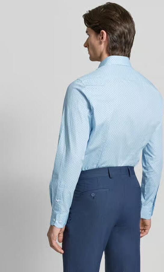 Tommy Hilfiger Tailored Slim fit zakelijk overhemd van puur katoen-popeline - Foto 4