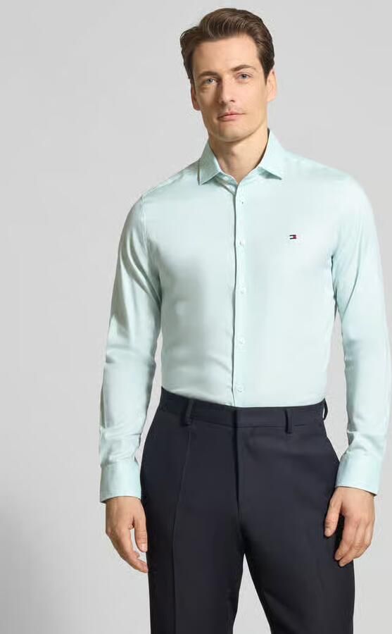 Tommy Hilfiger Tailored Slim fit vrijetijdsoverhemd van katoenmix - Foto 3