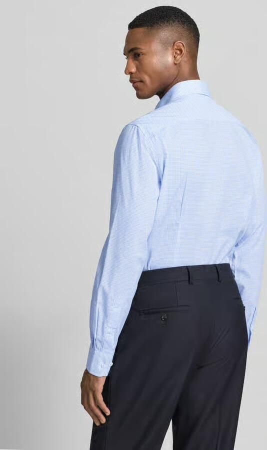 Tommy Hilfiger Tailored Slim fit vrijetijdsoverhemd van katoenmix - Foto 4