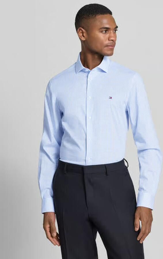 Tommy Hilfiger Tailored Slim fit vrijetijdsoverhemd van katoenmix - Foto 3