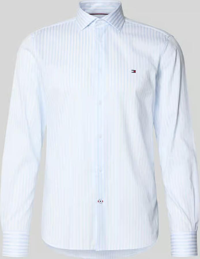 Tommy Hilfiger tailored fit zakelijk overhemd van katoenmix - Foto 2