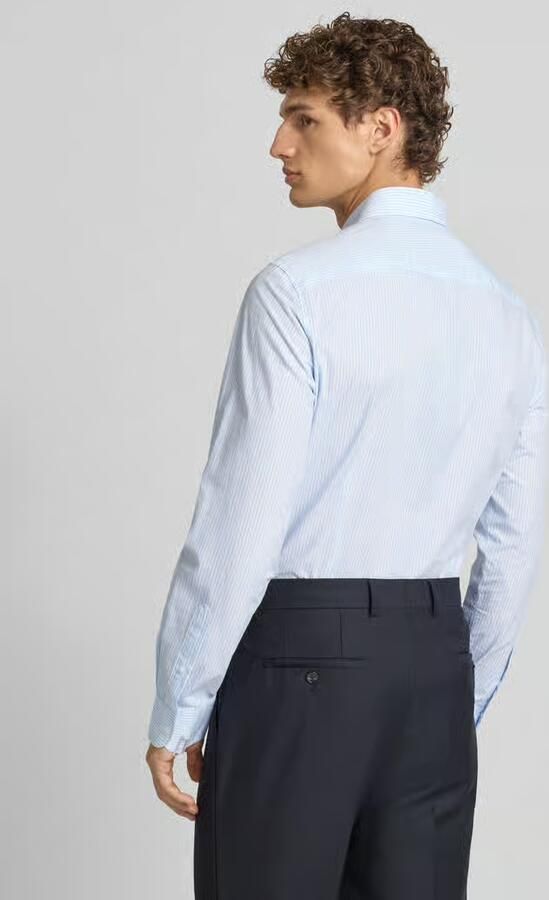 Tommy Hilfiger Tailored Slim fit zakelijk overhemd van puur katoen - Foto 3