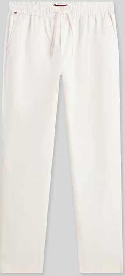 Tommy Hilfiger Tapered chino van linnenmix met trekkoord model 'HARLEM' - Foto 2