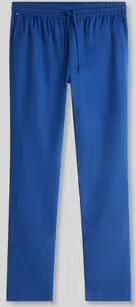 Tommy Hilfiger Tapered chino van linnenmix met trekkoord model 'HARLEM'
