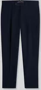 Tommy Hilfiger tapered fit bandplooibroek van katoenmix
