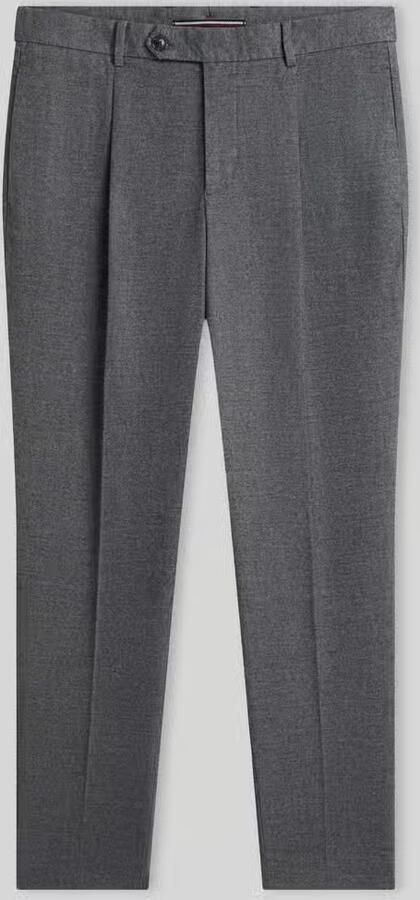 Tommy Hilfiger tapered fit bandplooibroek van katoenmix - Foto 3
