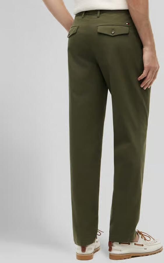 Tommy Hilfiger tapered fit chino van katoenmix model 'Harlem'