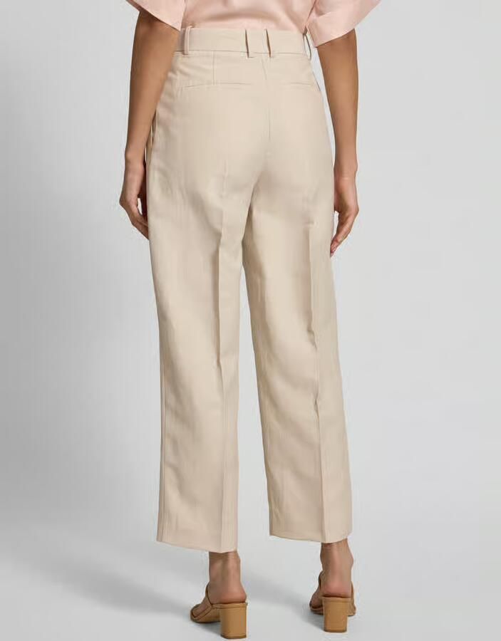 Tommy Hilfiger Geweven broek LINEN MIX PLEATED TAPERED PANTS