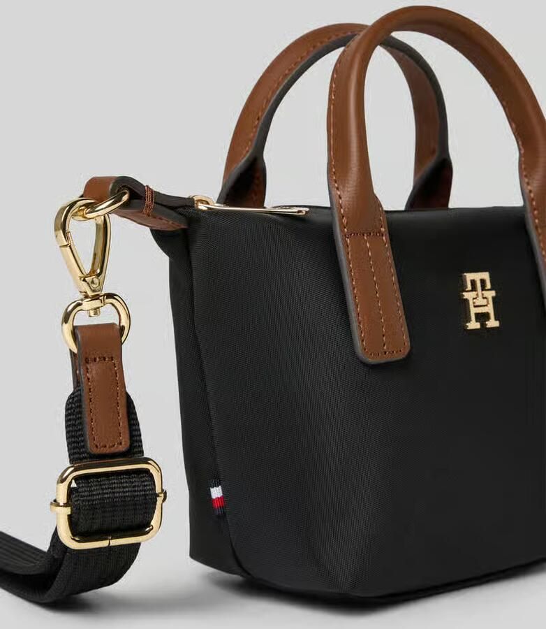 Tommy Hilfiger Tas met logo-applicatie van metaal model 'POPETTE MICRO'