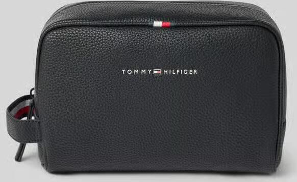 Tommy Hilfiger Make uptasje ESSENTIAL PU WASHBAG in een eenvoudige look