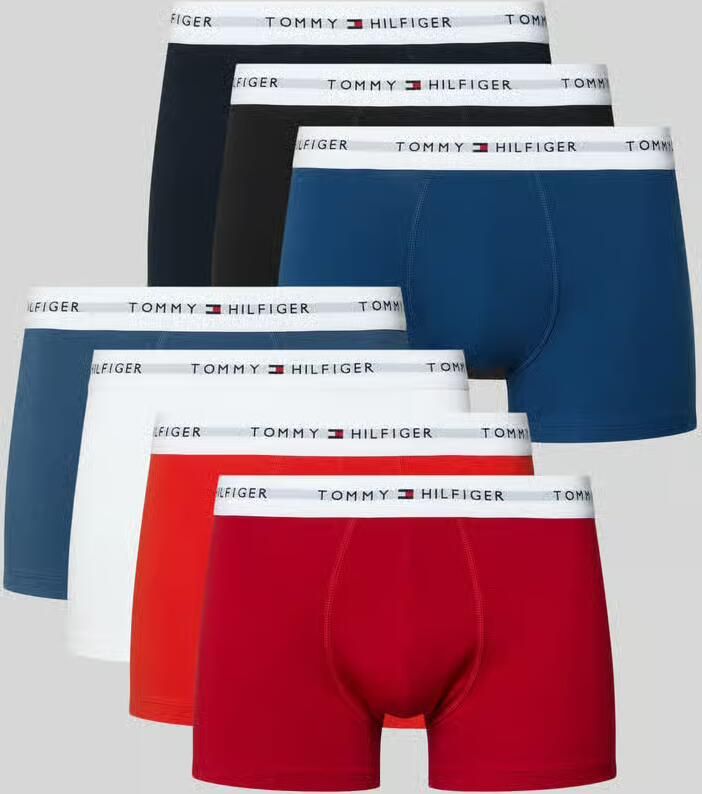 Tommy Hilfiger Repeat Logo Trunk Boxershorts Heren (7-pack) - Foto 3