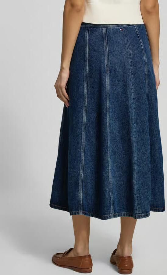 Tommy Hilfiger Uitlopende jeansrok van lyocell - Foto 3