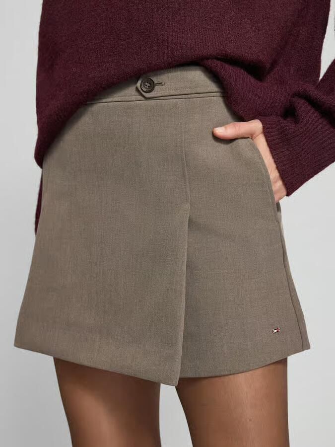 Tommy Hilfiger Uitlopende minirok van viscosemix model 'PUNTO' - Foto 2