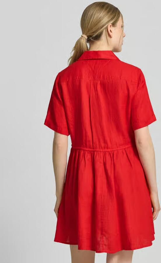 Tommy Hilfiger Uitlopende vrijetijdsjurk van puur linnen - Foto 3