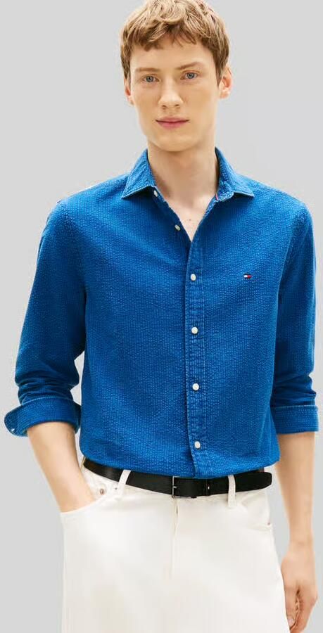 Tommy Hilfiger Vrijetijdsoverhemd van puur katoen - Foto 3