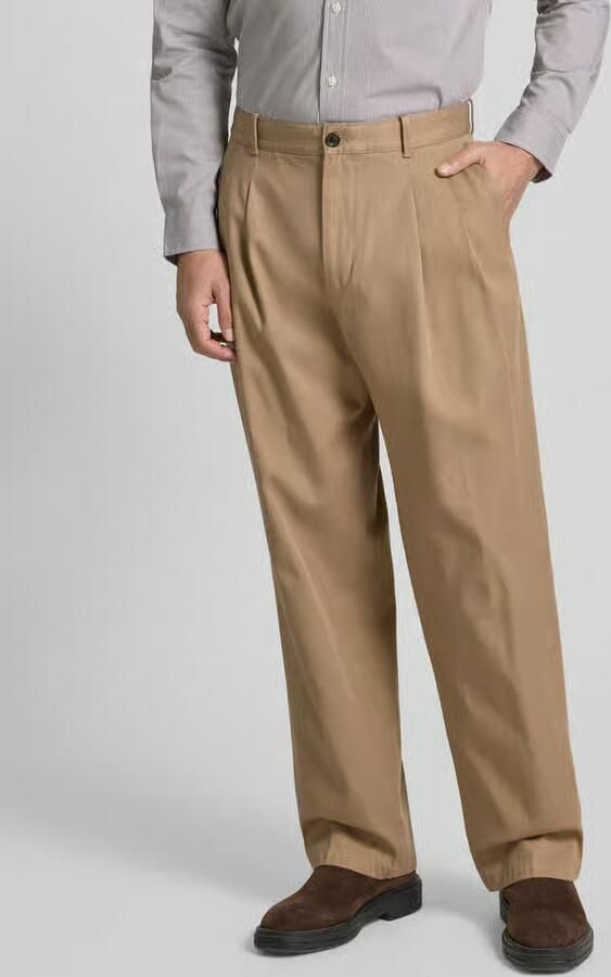 Tommy Hilfiger Wide fit broek van puur katoen model 'MURRAY' - Foto 6