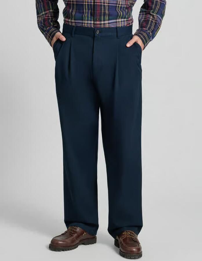 Tommy Hilfiger Wide fit broek van puur katoen model 'MURRAY' - Foto 3