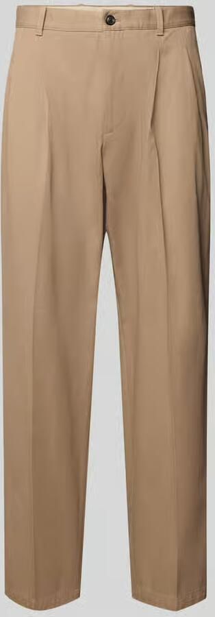 Tommy Hilfiger Wide fit broek van puur katoen model 'MURRAY'