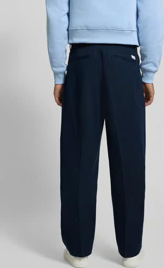 Tommy Hilfiger Wide fit broek van puur katoen model 'MURRAY' - Foto 4
