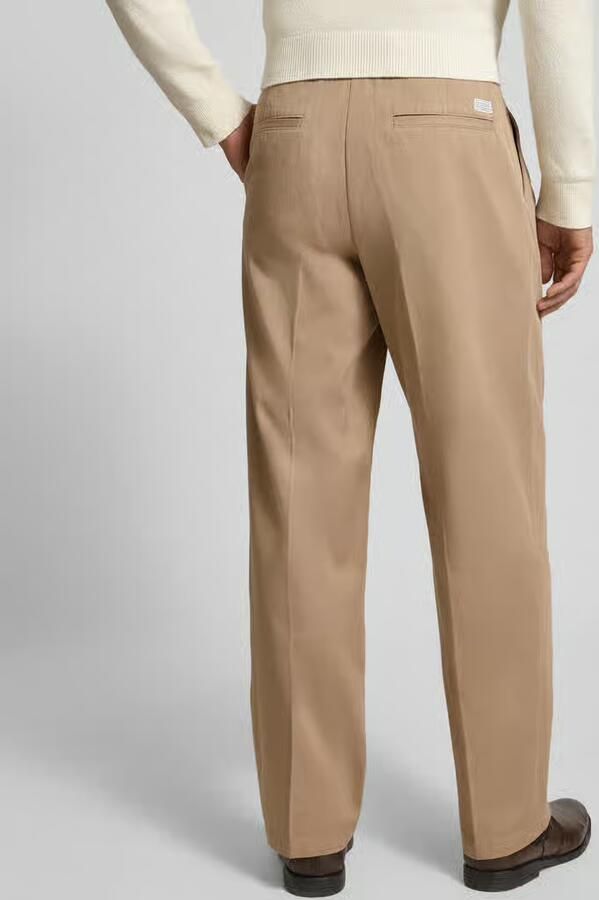 Tommy Hilfiger Wide fit broek van puur katoen model 'MURRAY' - Foto 4