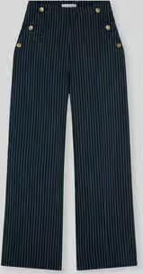 Tommy Hilfiger wide leg broek van linnenmix