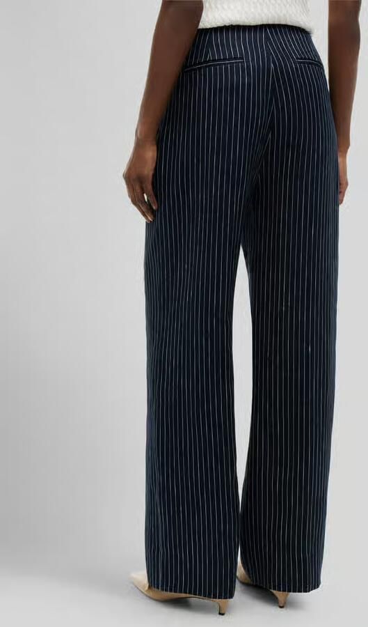 Tommy Hilfiger wide leg broek van linnenmix - Foto 2