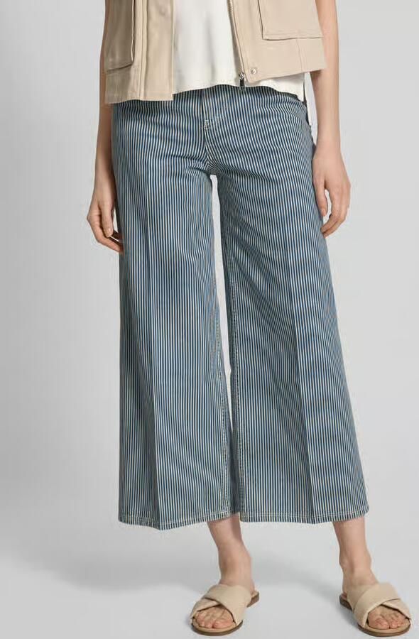 Tommy Hilfiger Wide leg jeans met all-over motief - Foto 2