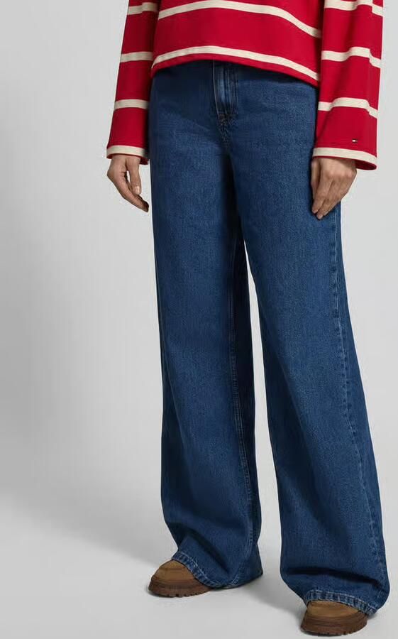 Tommy Hilfiger Wide leg jeans van zuiver katoen - Foto 3