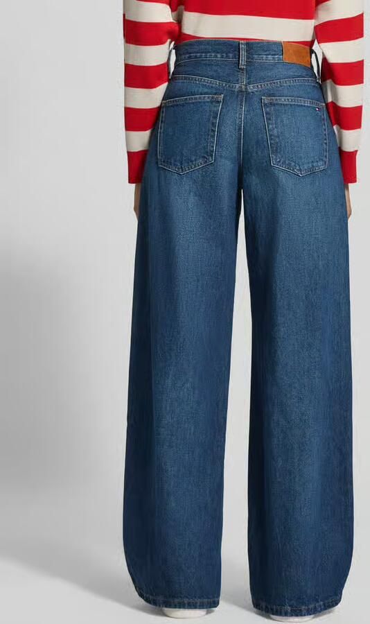 Tommy Hilfiger Wide leg jeans van puur katoen model 'DNM NEW DOREEN 70 S' - Foto 3
