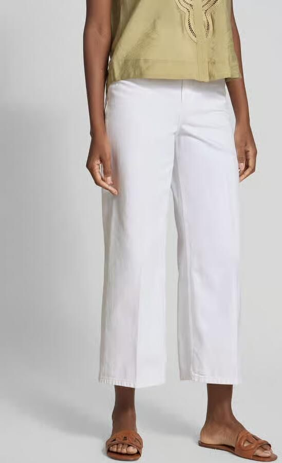 Tommy Hilfiger Wijde jeans WIDE LEG HW LOU met logo-badge met nagels met persplooien - Foto 5