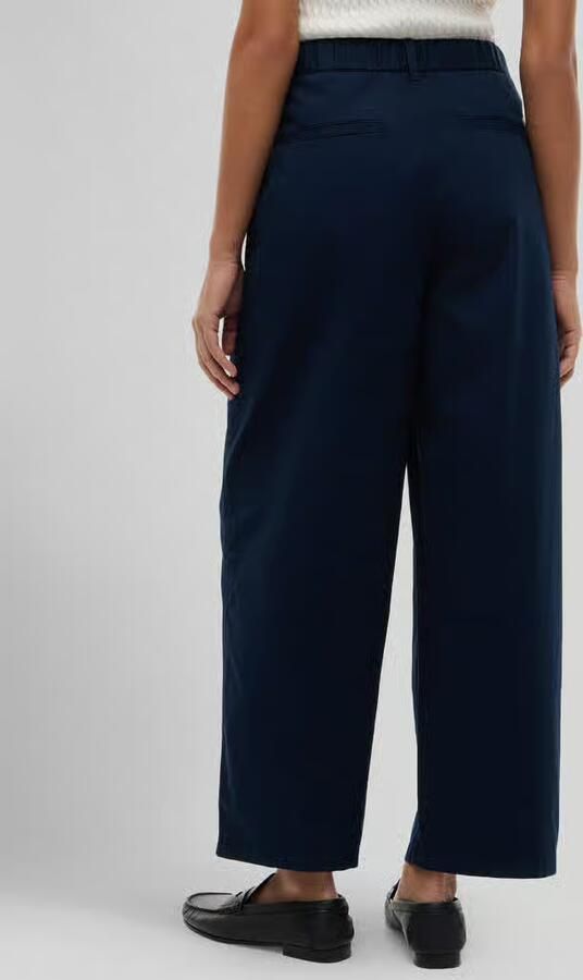 Tommy Hilfiger Wide leg kort chino van puur katoen - Foto 2