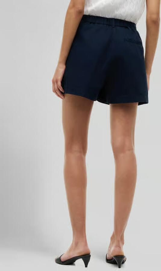 Tommy Hilfiger Wide leg korte broek van puur katoen - Foto 2