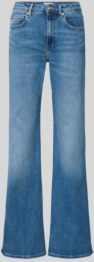 Tommy Hilfiger Wide leg loose fit jeans uit katoenmix Model 'FINN FLARE'