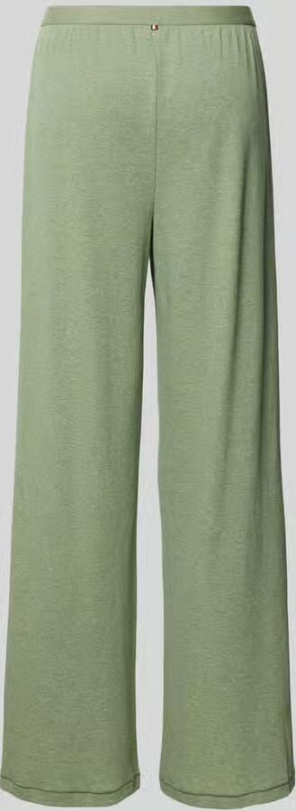 Tommy Hilfiger Wide leg pyjamabroek van katoenmix