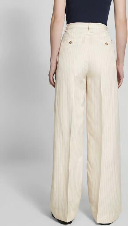 Tommy Hilfiger Wide leg stoffen broek met persplooien