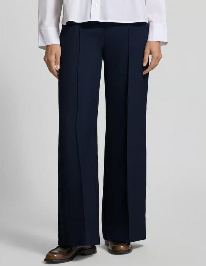 Tommy Hilfiger Wide leg stoffen broek met viscose model 'PUNTO' - Foto 3