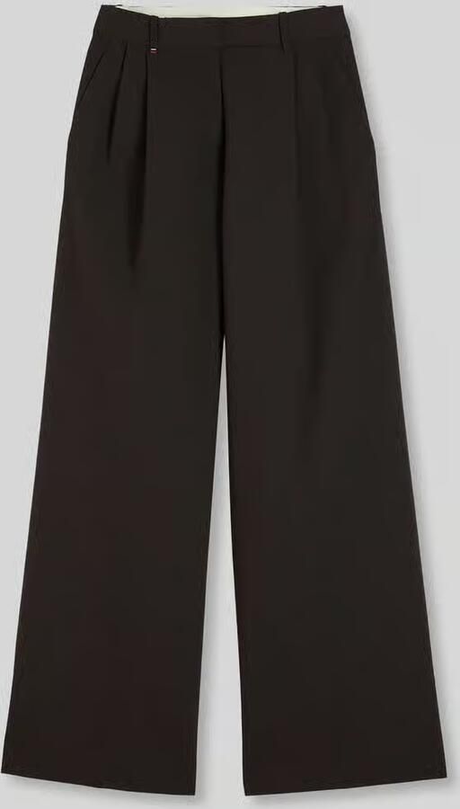 Tommy Hilfiger Wijdte broek met persplooien