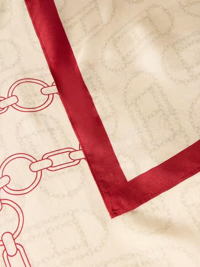Tommy Hilfiger Zijden sjaal met all-over motief - Foto 2