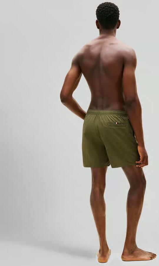 TOMMY HILFIGER UNDERWEAR Tommy Hilfiger Heren Zwembroeken Medium Drawstring Zip Pocket Khaki - Foto 5