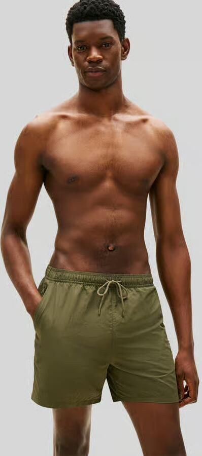 TOMMY HILFIGER UNDERWEAR Tommy Hilfiger Heren Zwembroeken Medium Drawstring Zip Pocket Khaki - Foto 6