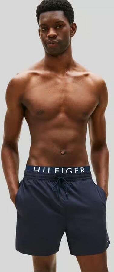 Tommy Hilfiger zwembroek met logo in band - Foto 4