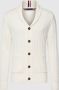Tommy Hilfiger Heren Witte Cardigan met Sjaalkraag White Heren - Thumbnail 1